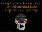 Learn about using regular expressions for data mining document capture