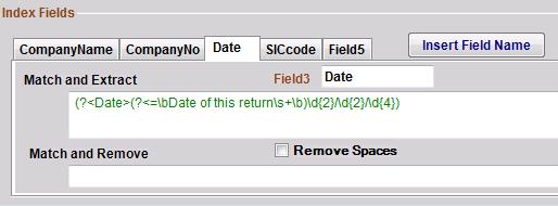 sing date information to extract index information with ImageRamp