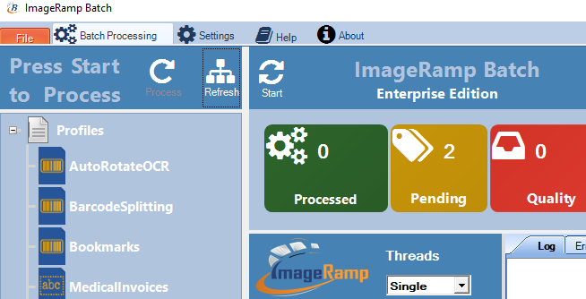 ImageRamp 9.x simplified interface