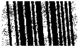 Clean barcodes with noisy backgrounds with ImageRamp